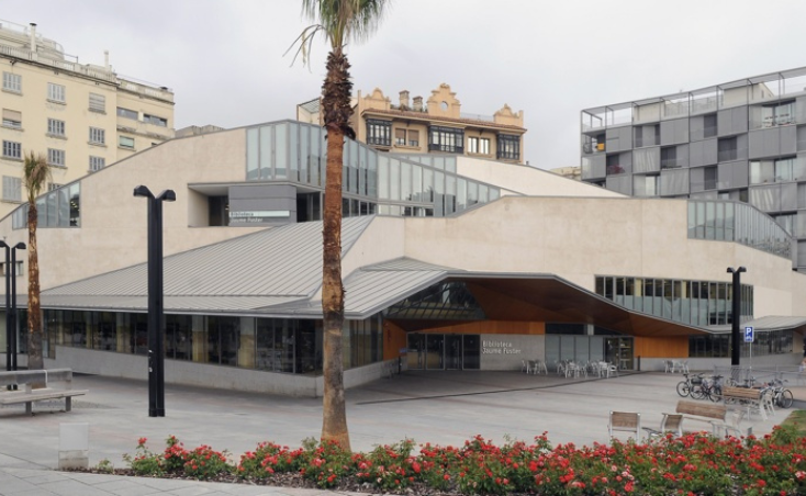 imagen antena Biblioteca Jaume Fuster (Gràcia)