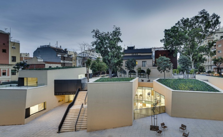 imagen antena Biblioteca Sant Gervasi- Joan Maragall (Sarrià- Sant Gervasi)
