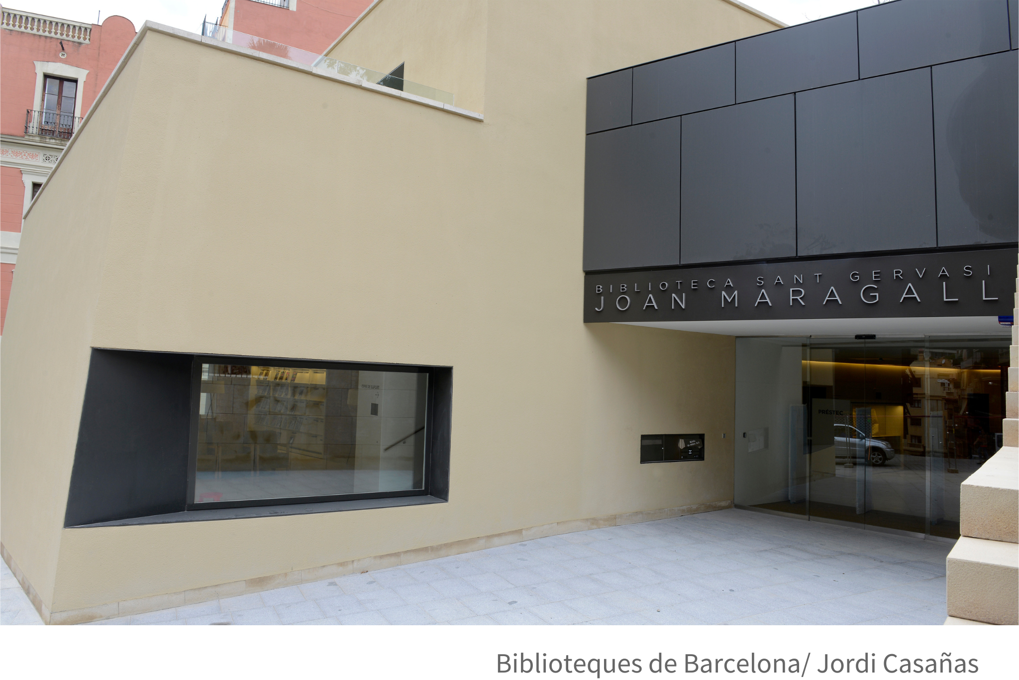 imagen antena Biblioteca Sant Gervasi- Joan Maragall (Sarrià- Sant Gervasi)